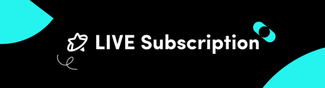Live Subscription(TikTok 公式HPより)