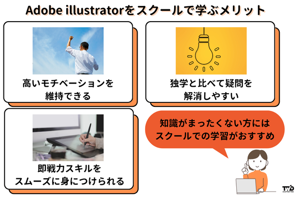 Adobe illustratorをスクールで学ぶメリット