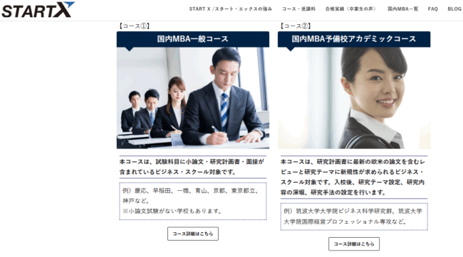 START X 国内MBA試験対策講座