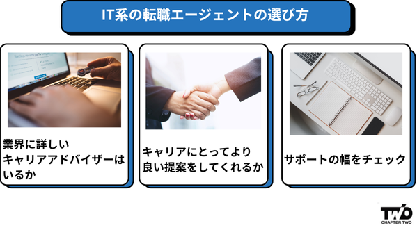 IT系の転職エージェントの選び方