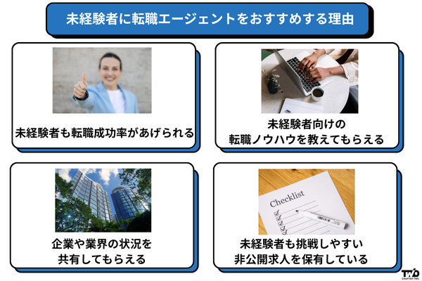 未経験者に転職エージェントをおすすめする理由