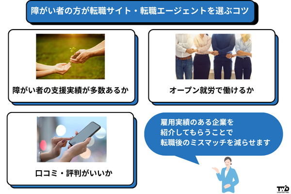 障がい者の方が転職サイト・転職エージェントを選ぶコツ